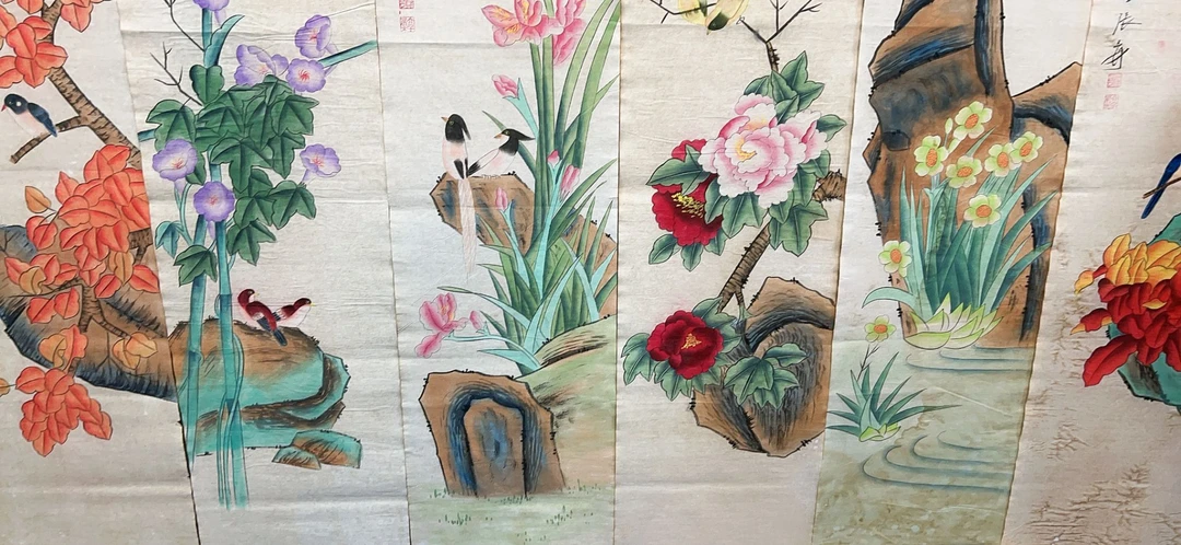 【树新】精品八条屏装饰画通用链接