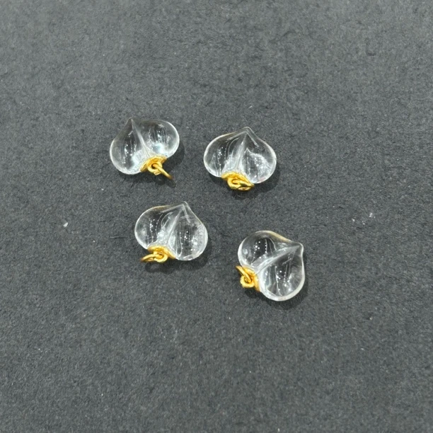 K03白水晶爱心S925吊坠0080