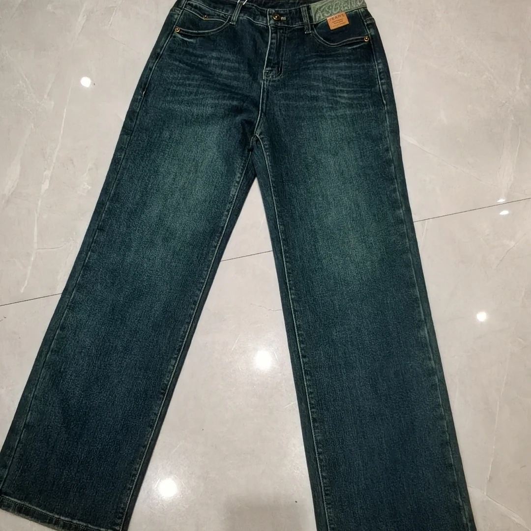 春季牛仔窄版裤16805