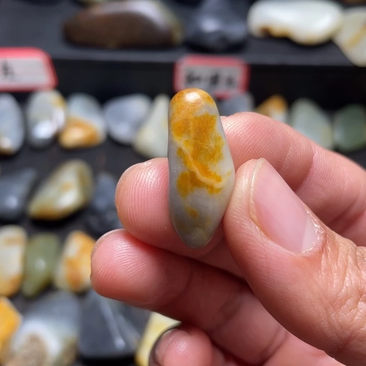 和田玉未镶嵌挂件81