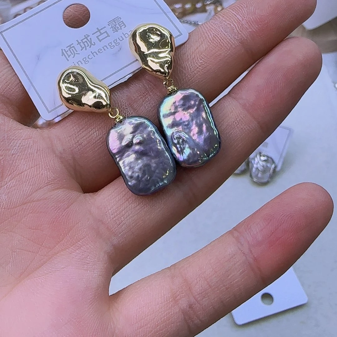 银S925镶嵌项链定制976淡水珍珠