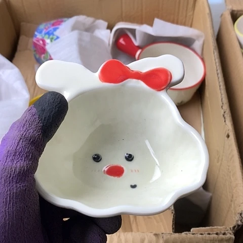 盘陶瓷制品满25拼单发货默认微瑕