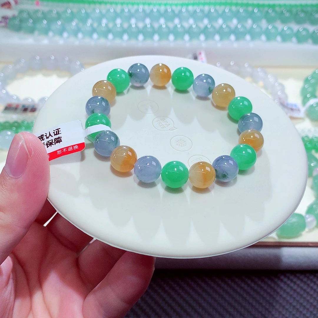 翡翠未镶嵌手链翡翠