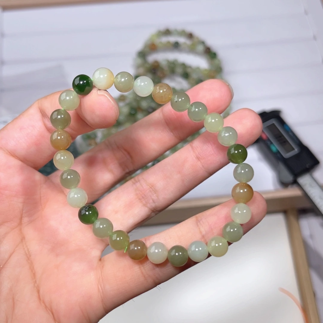 和田玉未镶嵌手链和田玉009