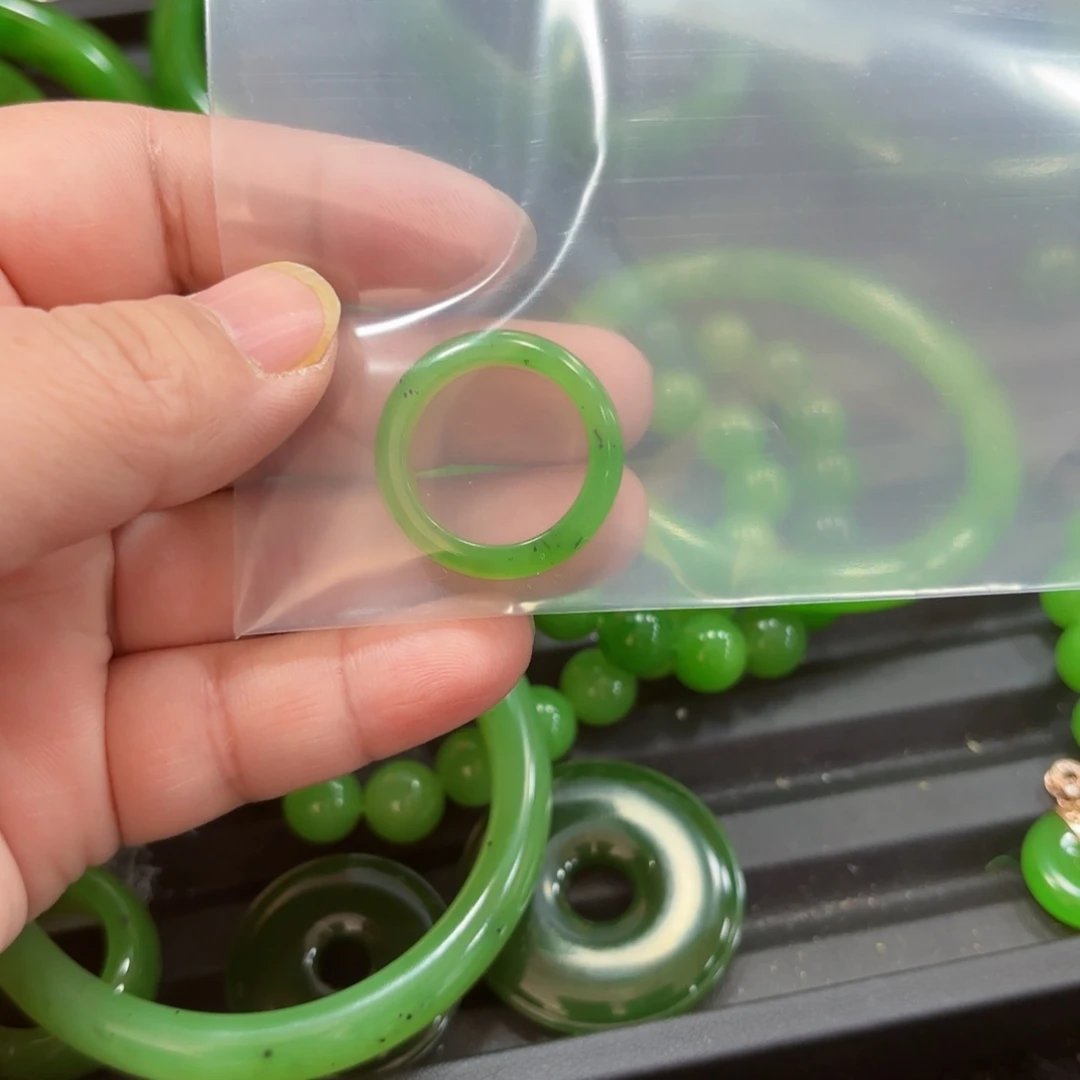 和田玉（碧玉）戒指未镶嵌