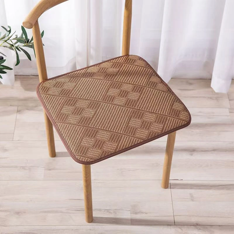 夏季藤席椅子垫家用加厚柔软餐椅凉垫办公椅学生凳子汽车坐垫凉垫