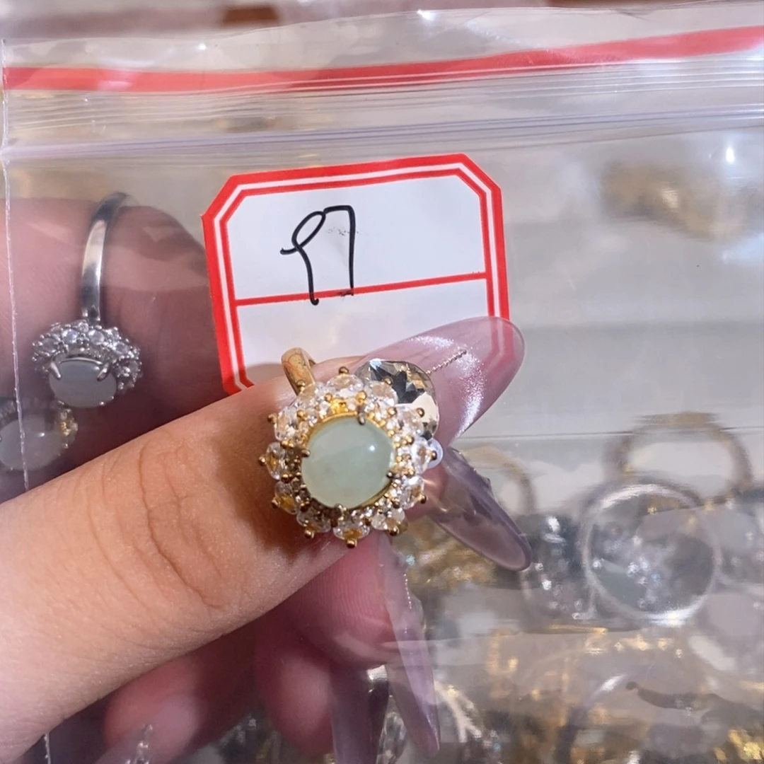 翡翠戒指合金翡翠首饰