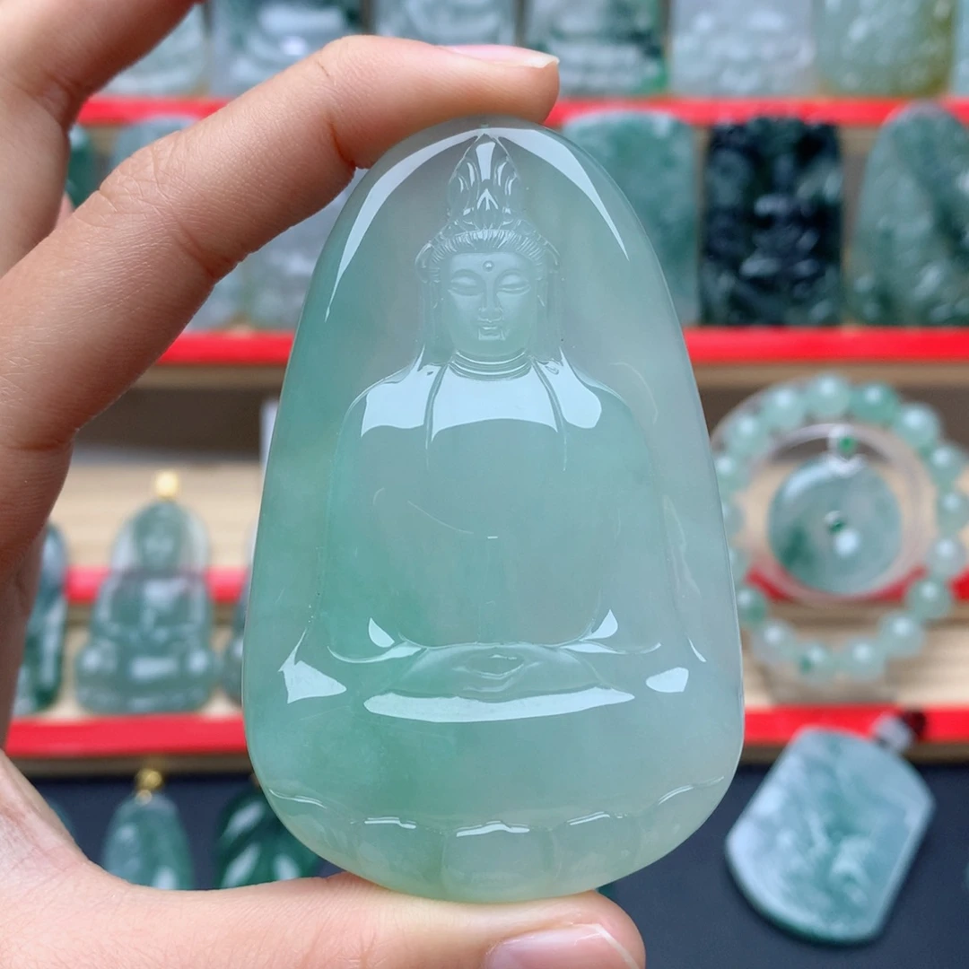 翡翠颈饰未镶嵌烈****6素衣