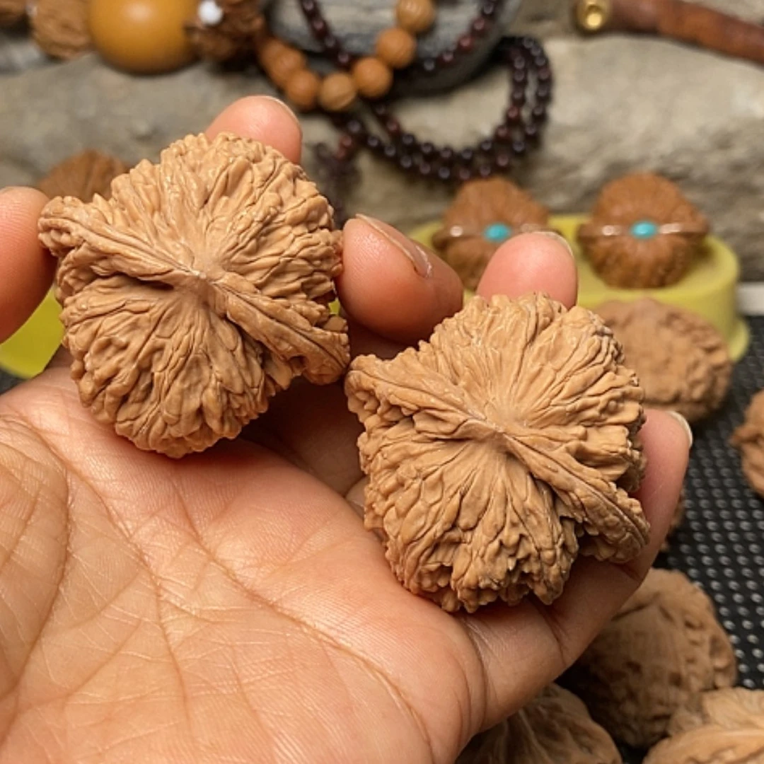 【闪购商品】文玩核桃把件全品46四座楼