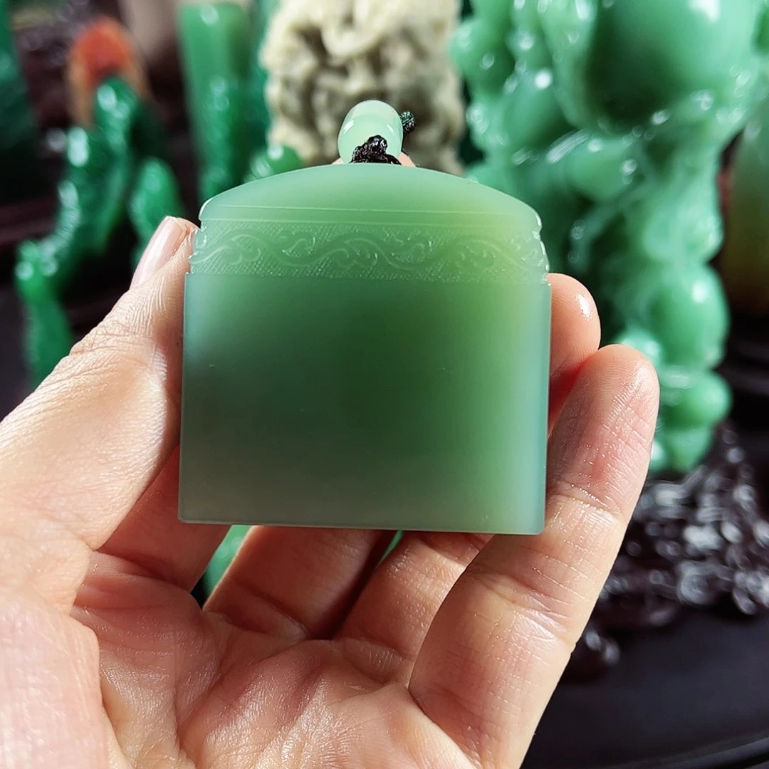 四川石名贵石材梅子青