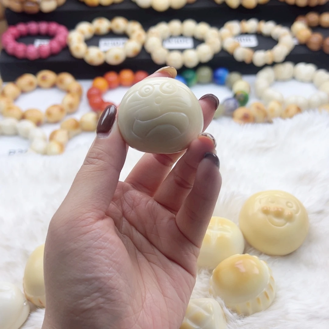 吊坠白玉菩提叮当手把件