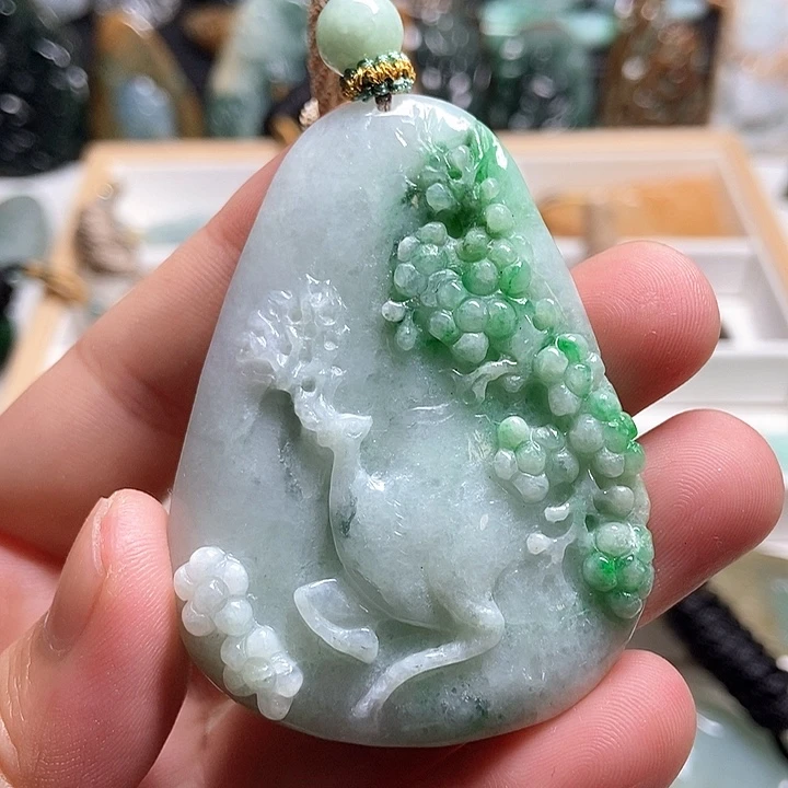 翡翠未镶嵌颈饰翡翠a货