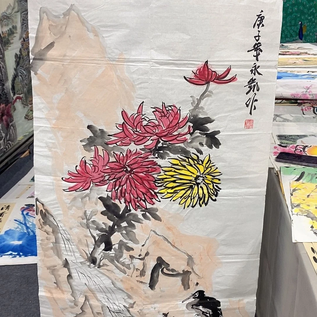国画国画手绘作品
