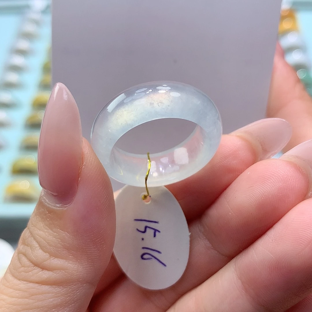 未镶嵌戒指翡翠1516圈
