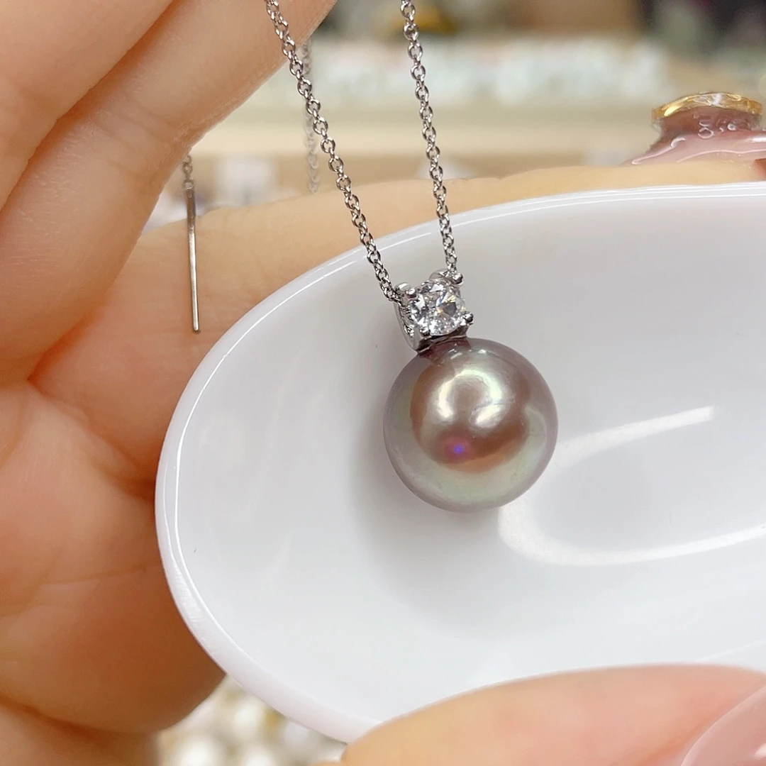 淡水珍珠未镶嵌吊坠(赠链)