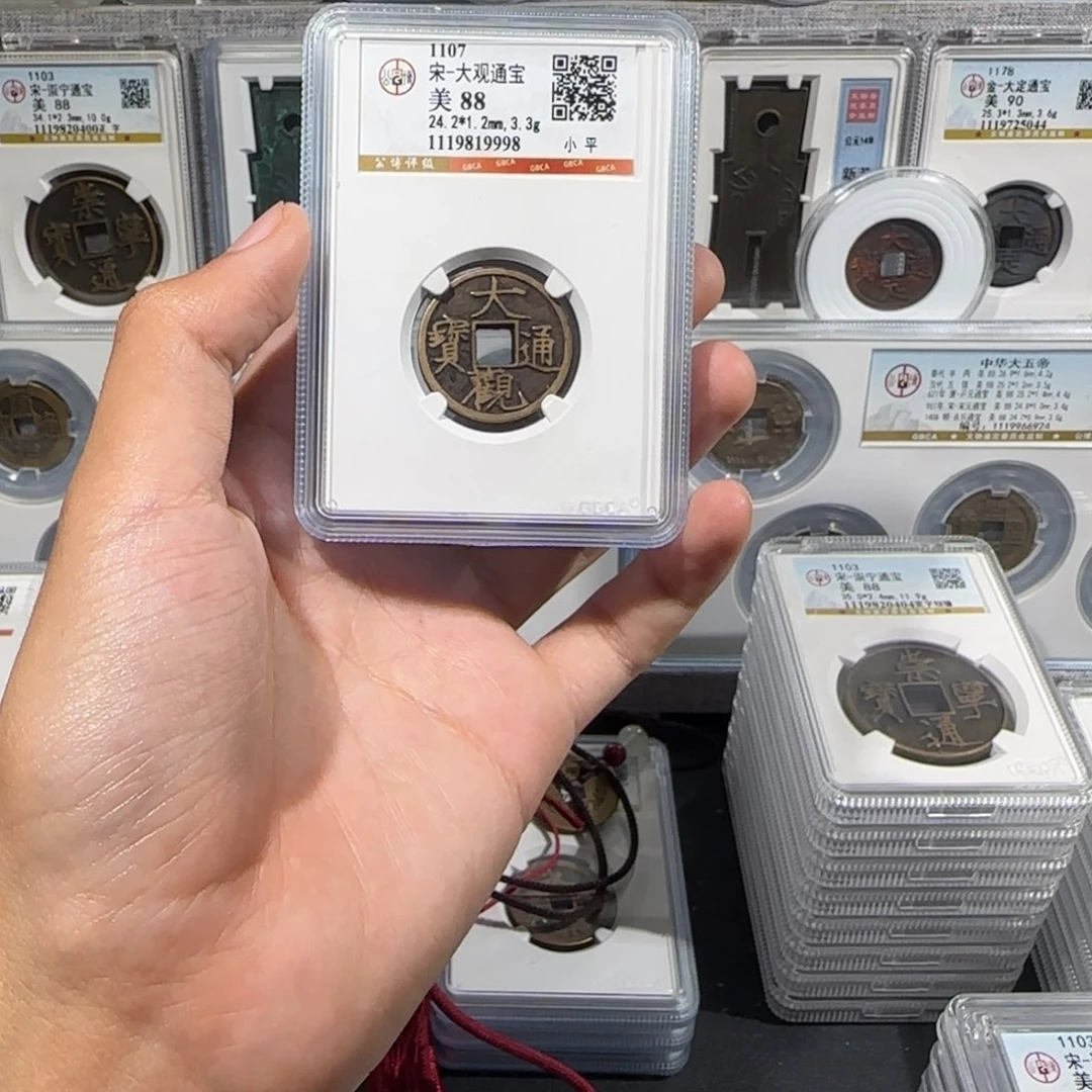 铜传世大观通宝。保真包老