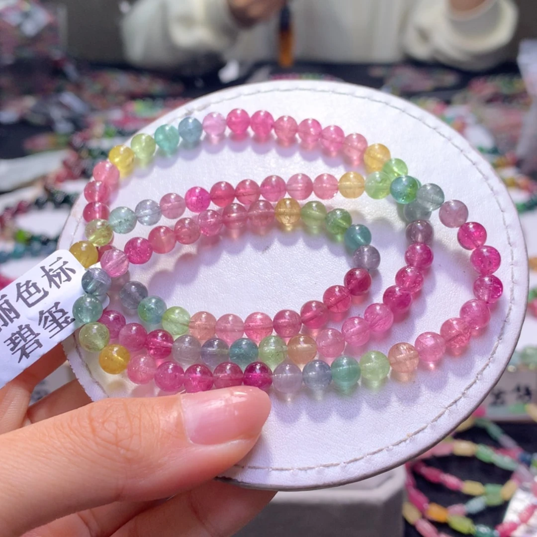 【闪购商品】未镶嵌手串碧玺5.8mm左右