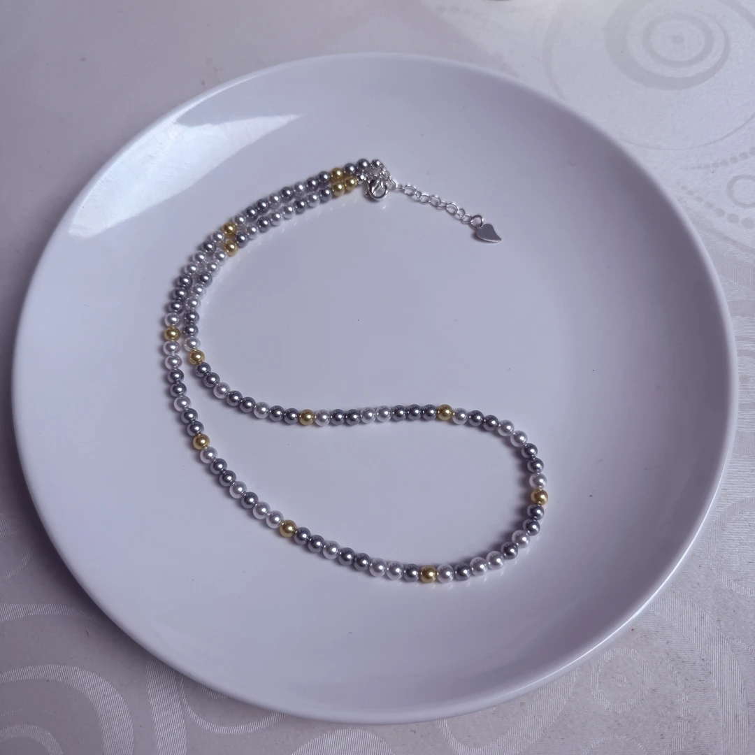 【baby珠4mm】海水混彩可调节多宝贝珠手工百搭首饰