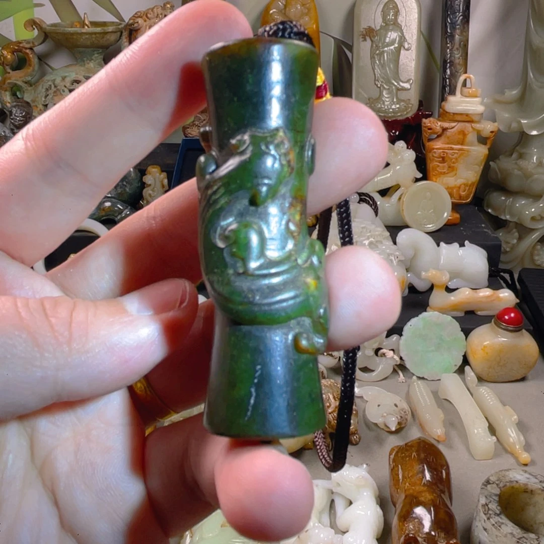 和田玉挂件未镶嵌1