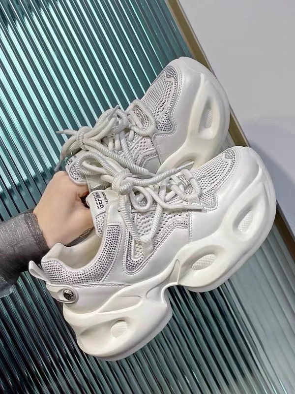 6382 新款薄舒适休闲水钻时尚运动鞋