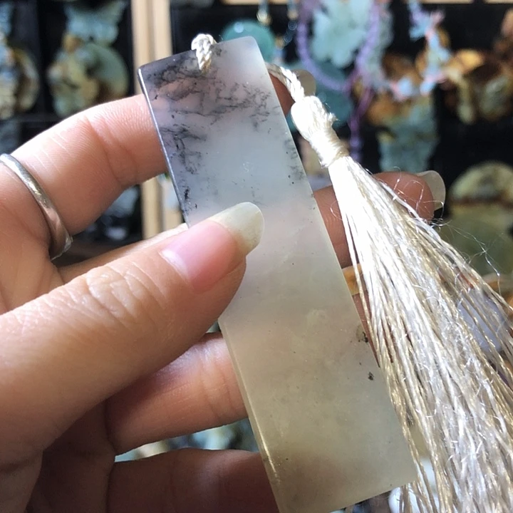 岫玉未镶嵌岫玉书签