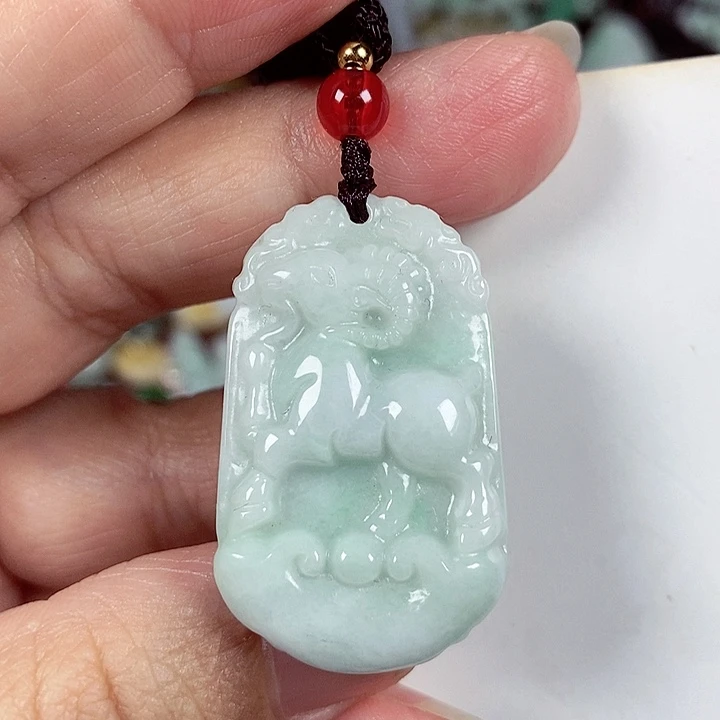 翡翠未镶嵌颈饰天然A货翡翠玉配证书