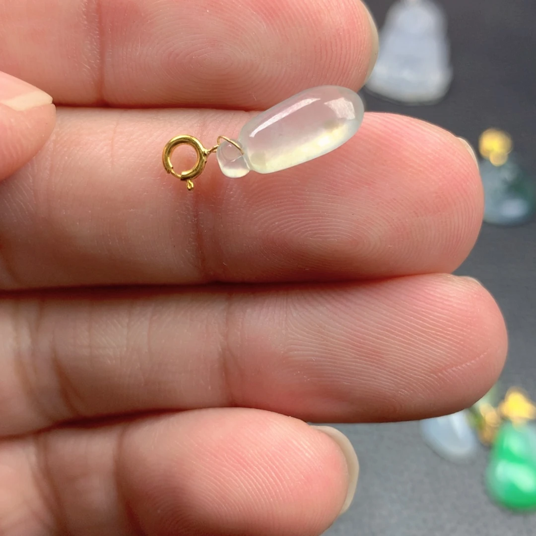 【闪购商品】颈饰18K金镶嵌翡翠翡翠