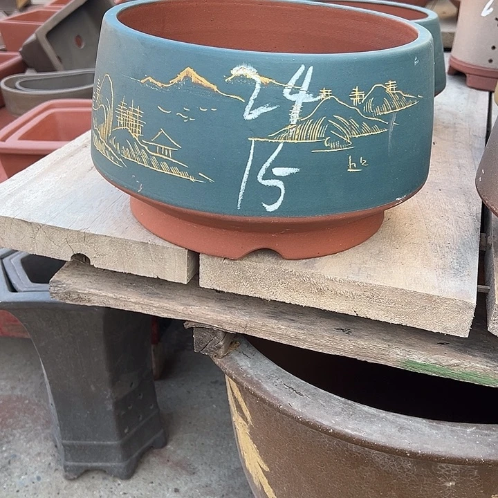 紫砂花盆透气花盆