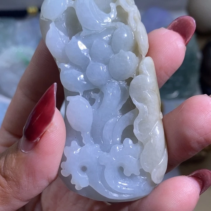 【闪购商品】翡翠挂件未镶嵌悟道