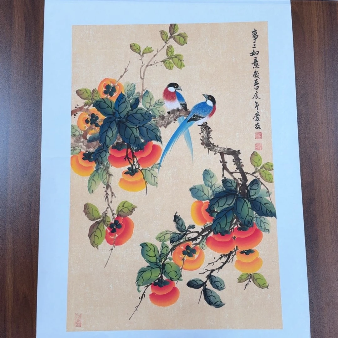国画国画作品山水花鸟