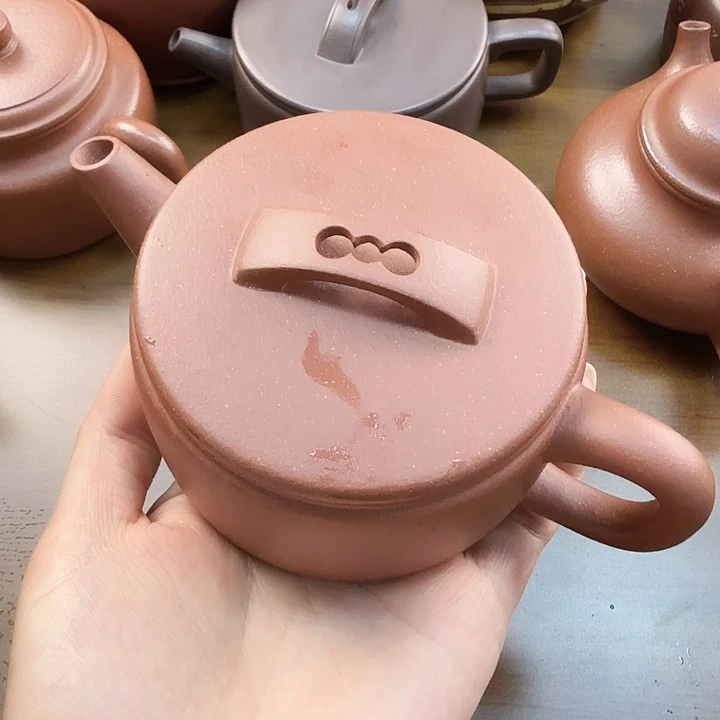 茶壶紫砂200cc红降坡汉瓦