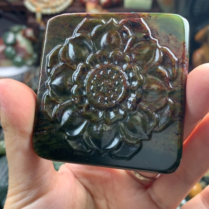 岫岩河磨玉（透闪石质玉）手把未镶嵌