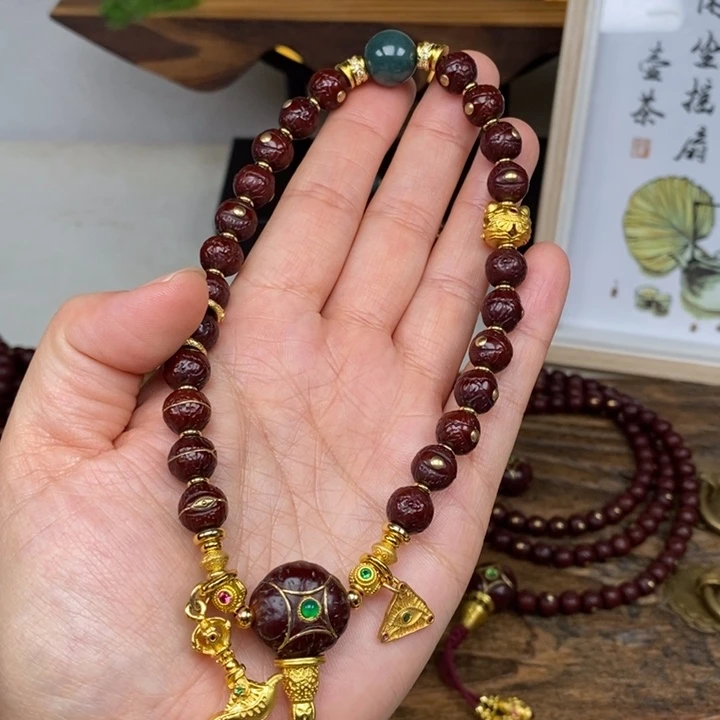 凤眼菩提吊坠8.5 满配麒麟手持