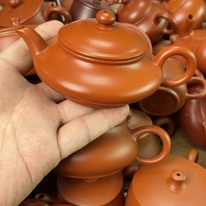 【闪购商品】茶壶朱泥110cc000000000000000