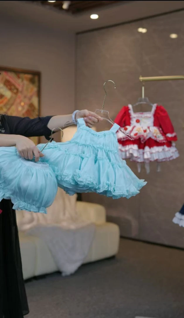 【剪标吊带裙介意勿拍】女童连衣裙两件套宝宝洋气穿搭