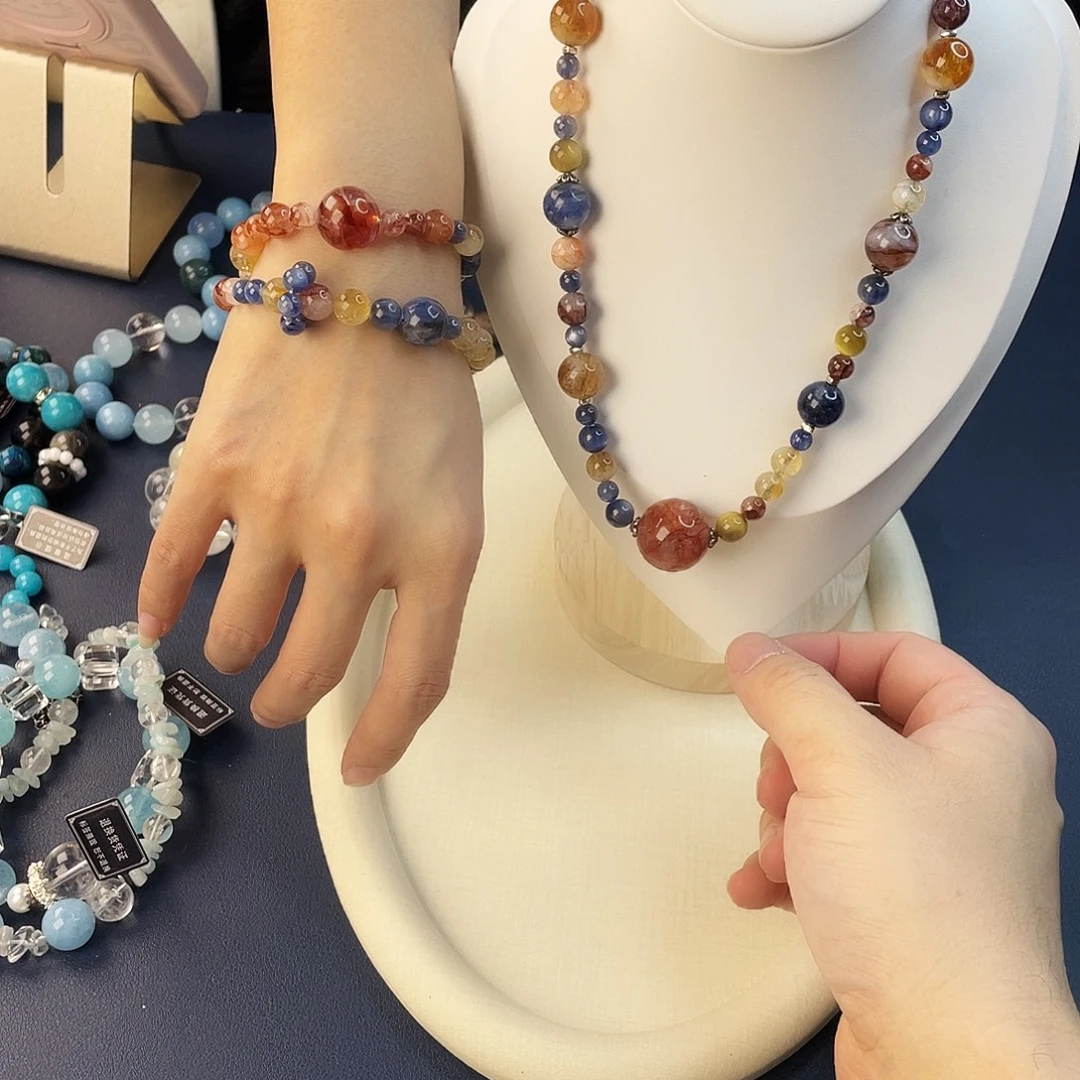 水晶手链银S925镶嵌