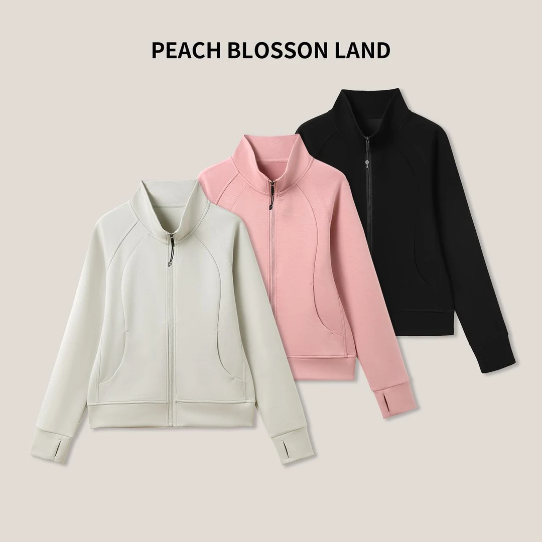 《李易行》气质立领卫衣！女士休闲拉链长袖显瘦外套SS26026