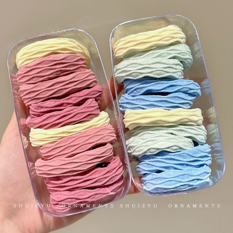 无接缝发绳女2025新款高弹力扎头发皮筋发圈成人耐用皮套头绳头饰