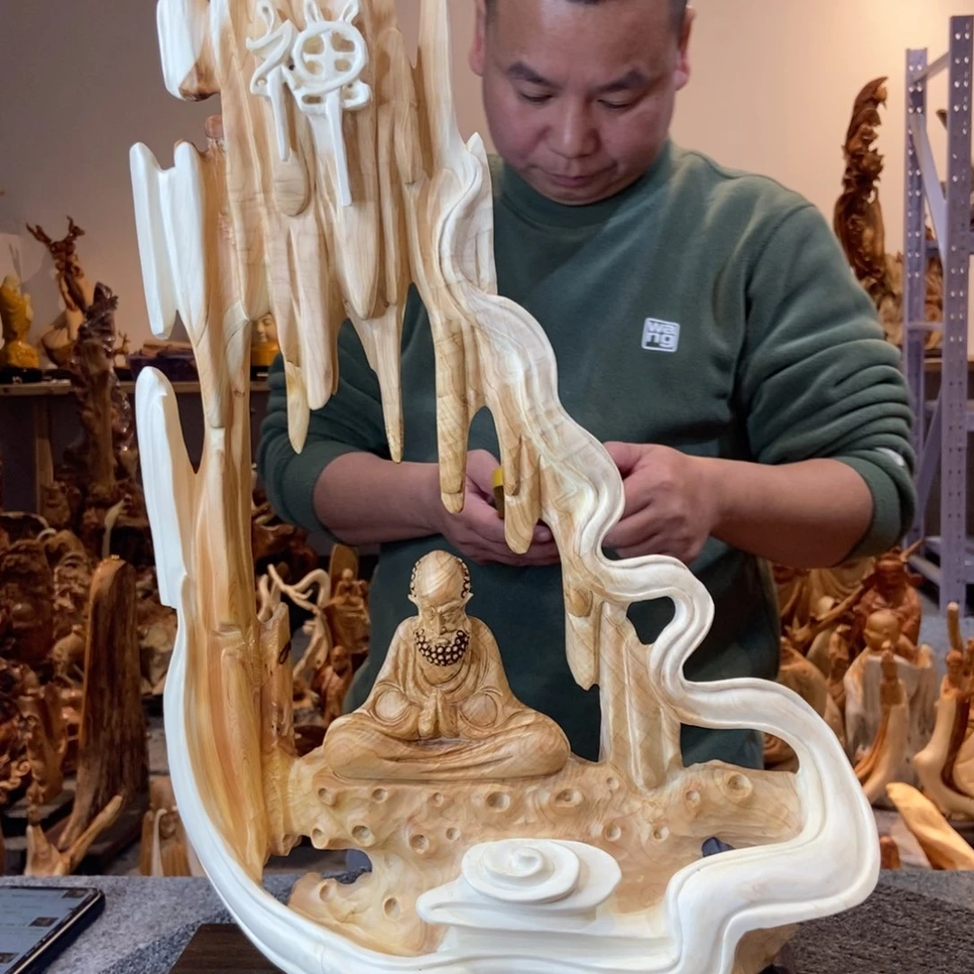 柏木（崖柏）太行崖柏根雕摆件