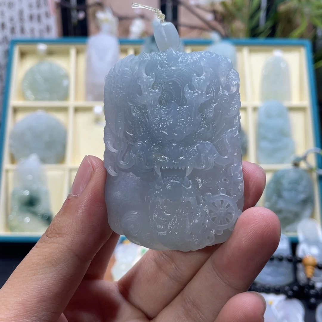 翡翠未镶嵌挂件翡翠