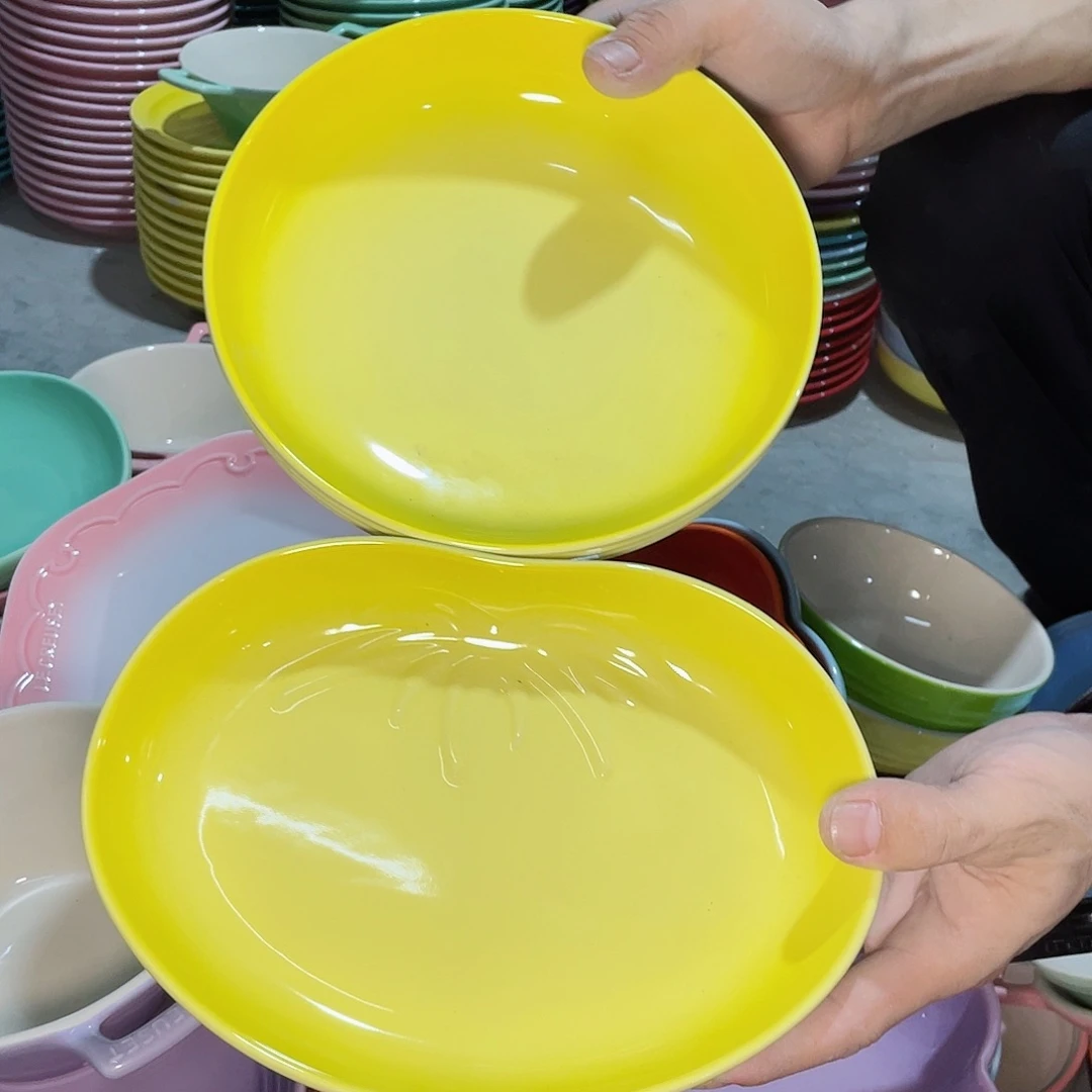 瓷片微瑕陶瓷餐具2个装