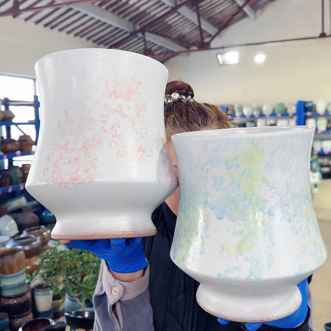 花盆紫砂高24口19