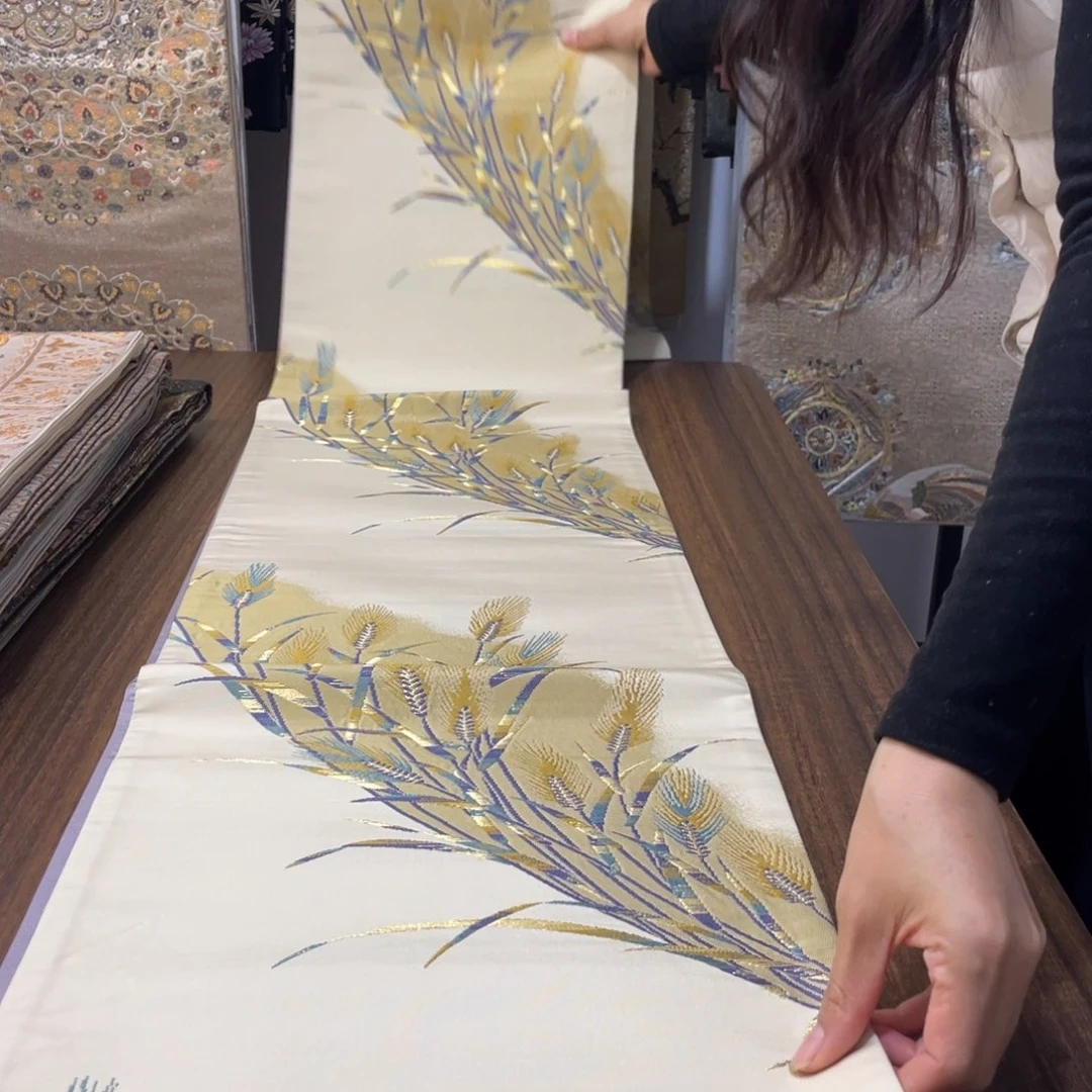 织绣10 唐锦西阵织桌旗