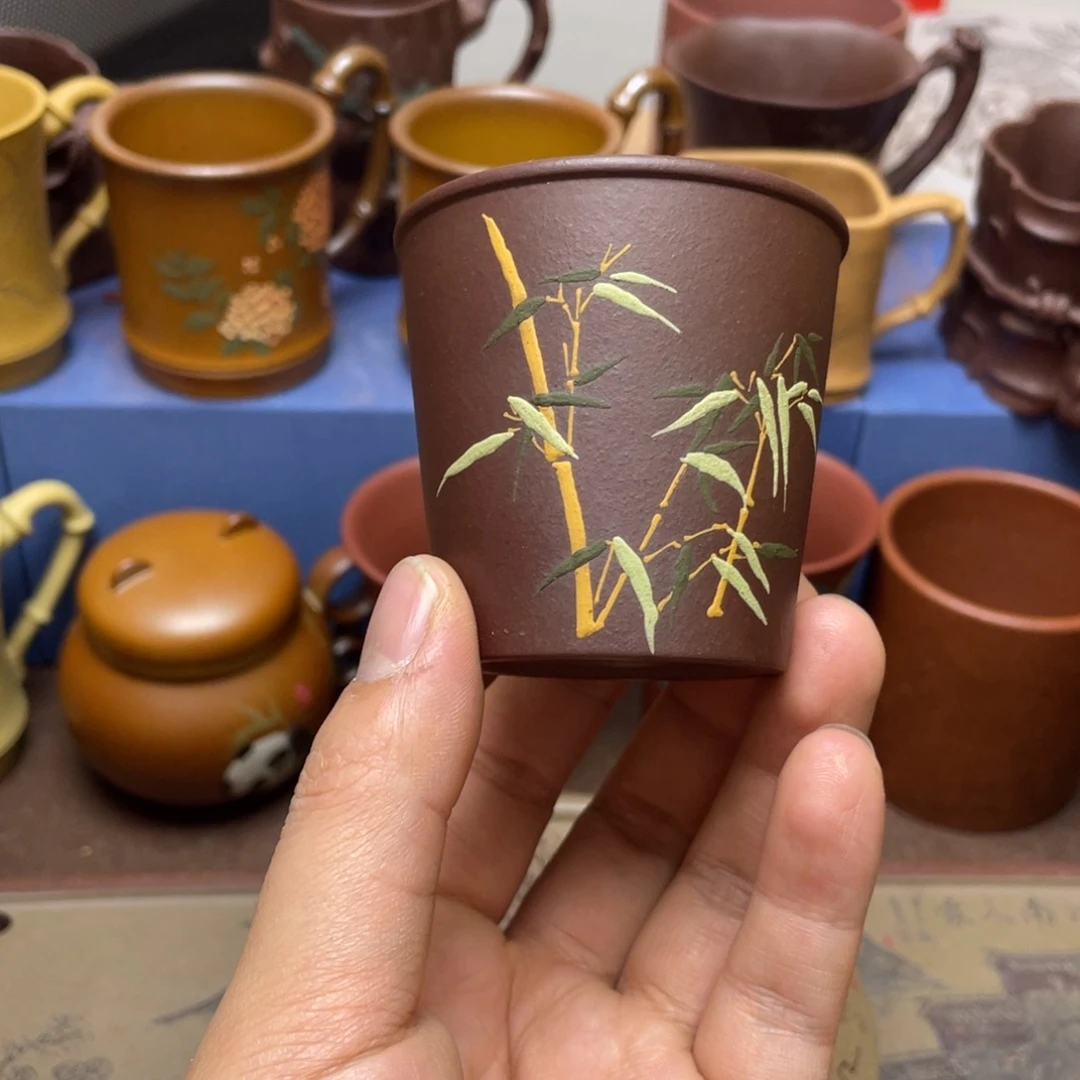 紫砂茶杯紫砂主人杯100cc