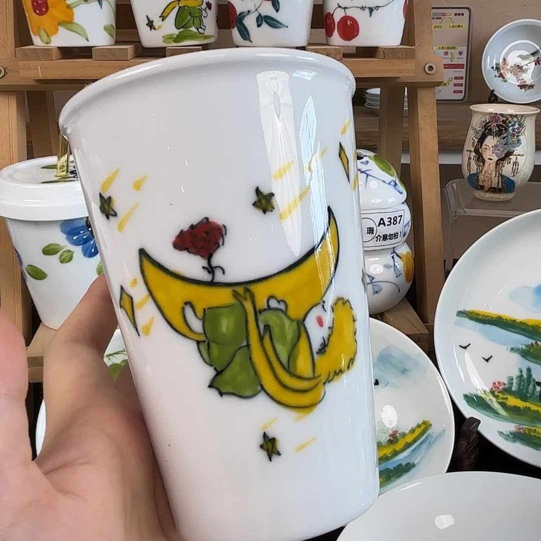 摆件景德镇陶瓷手绘餐具