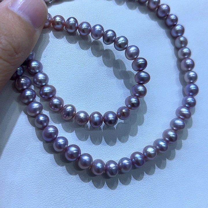 合金颈饰淡水珍珠