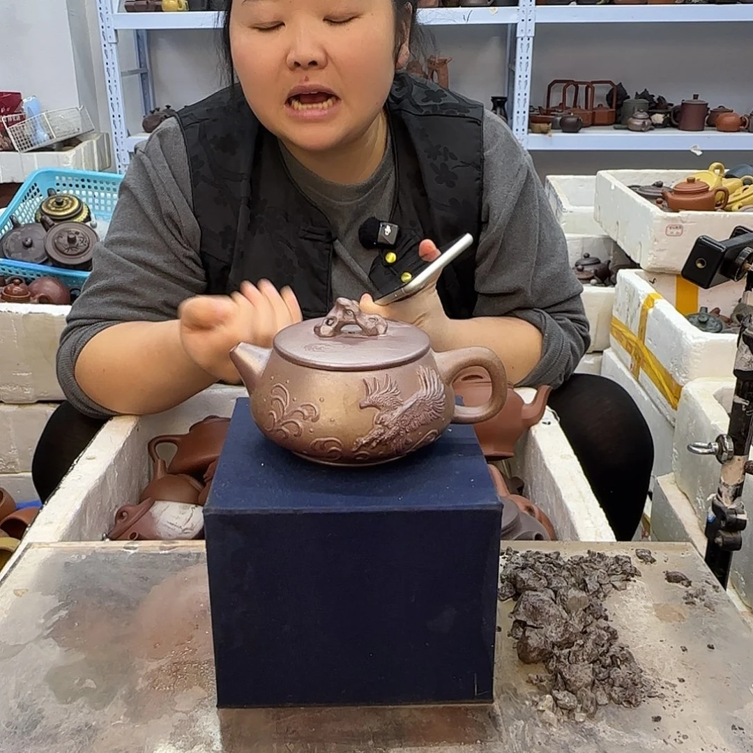 紫砂茶壶宜兴紫砂壶瑕疵处理