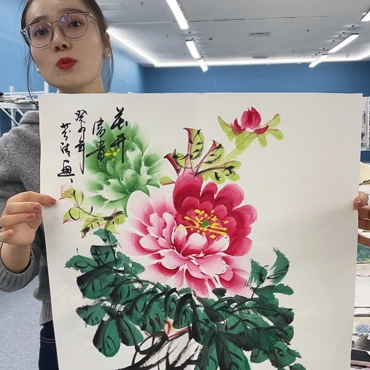 国画纯手绘国画作品