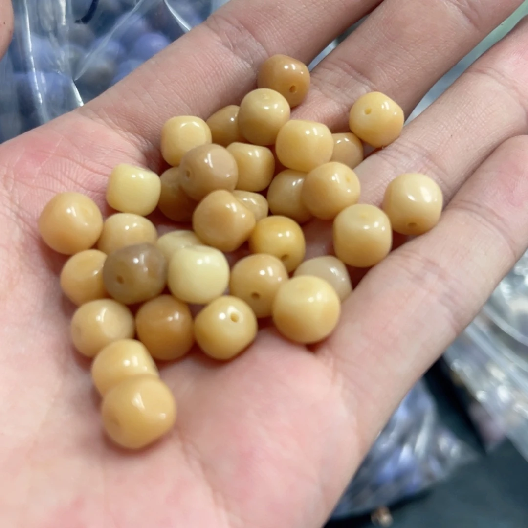 吊坠白玉菩提a8/30颗锅底六方