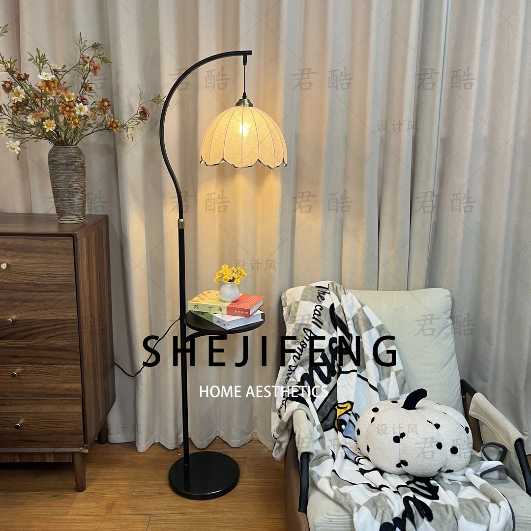 中古风氛围灯置物架客厅沙发茶几灯卧室床头柜灯台灯